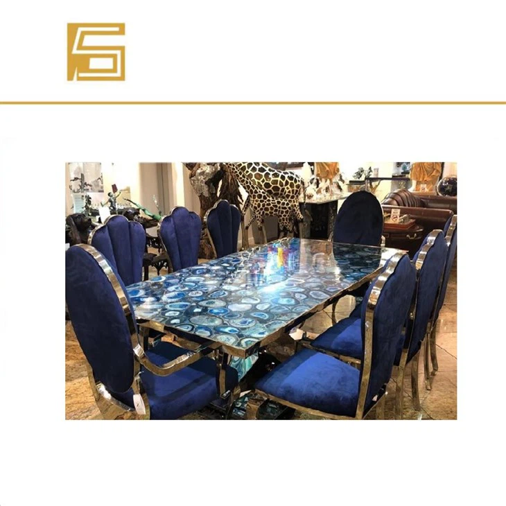 Marmeren Led Light Lumi stenen tafel