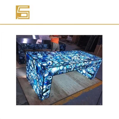 Nieuw design Led Marbles Lumi stenen onderzetter voor decoratie