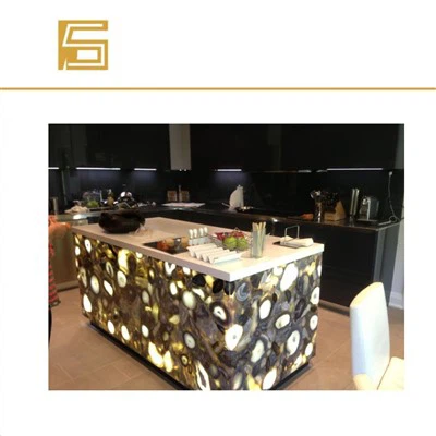 Nieuw designmarmer met Led Lumi Stone Magic Marble